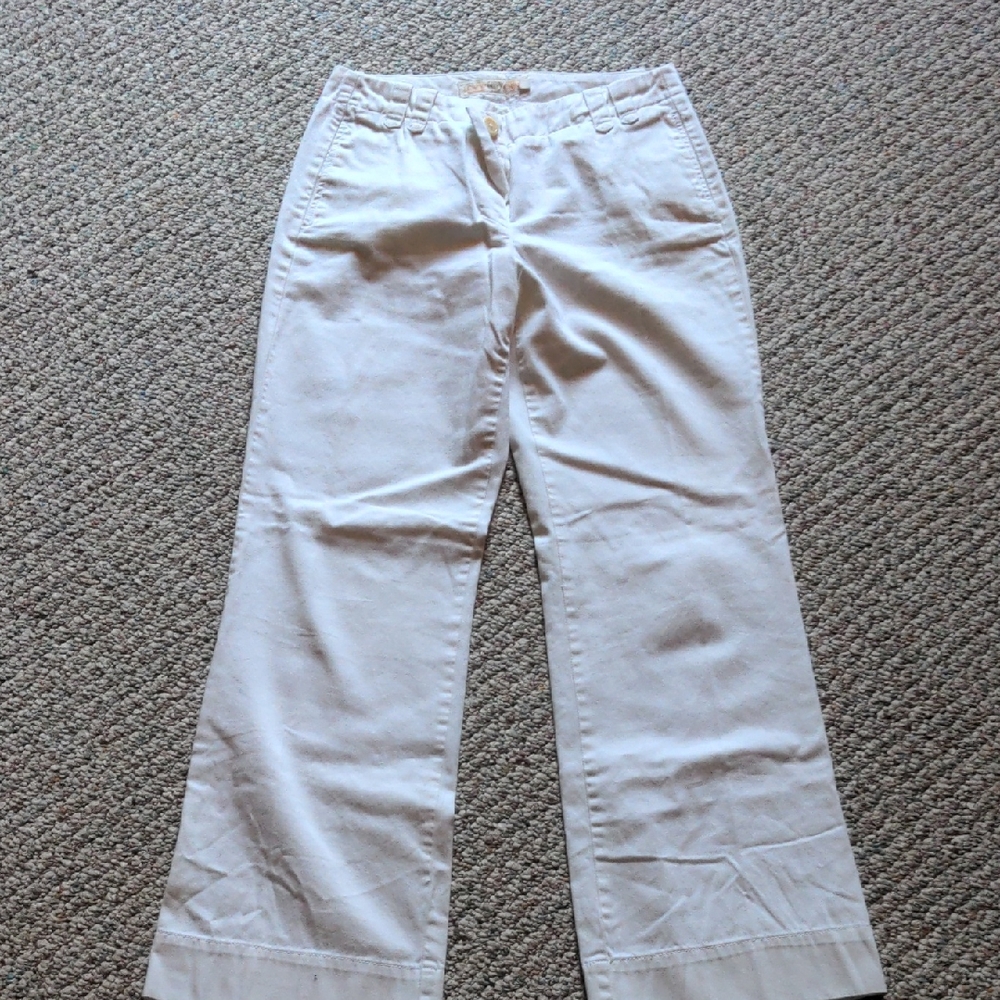 J. Crew Cream Chino Pants